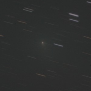 国立天文台三鷹で10月2日に撮影したハートレイ彗星の画像